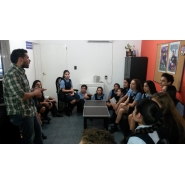 Visita a la Radio Sudamericana - 4° año "C" del TT